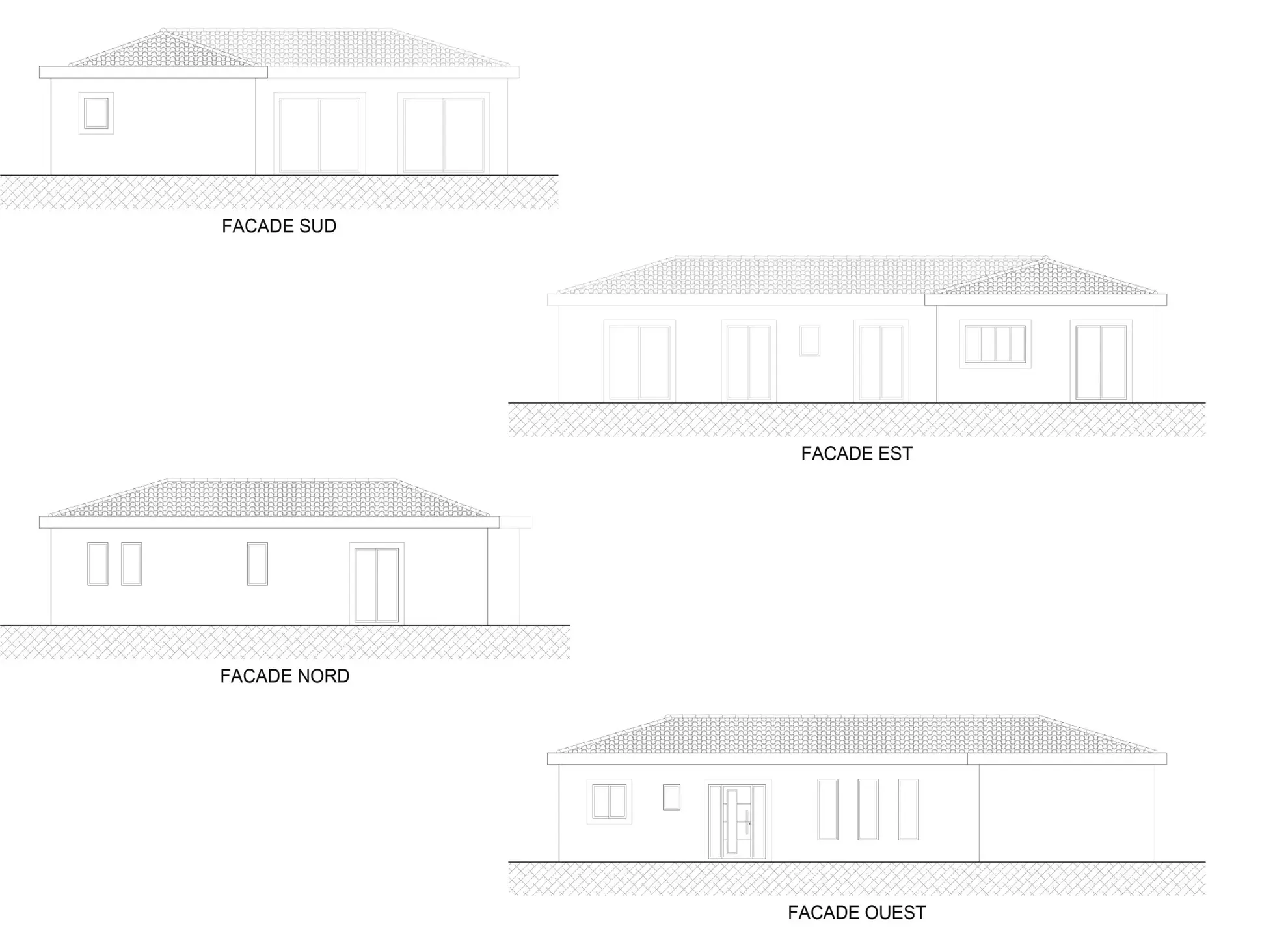 Terrain constructible à vendre à Grasse avec permis purgé, vue dégagée et projet de maison en L 