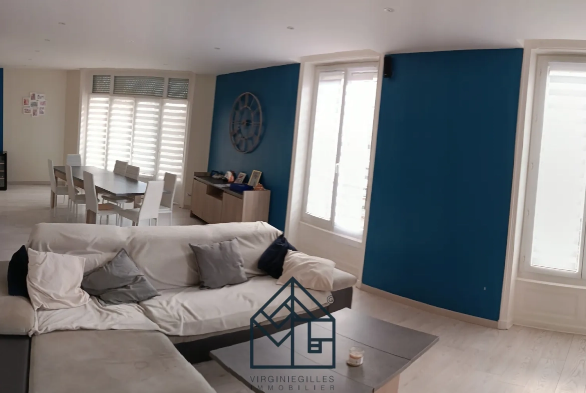 Appartement rénové à vendre à Le Coteau proche de Roanne, 88 m² 