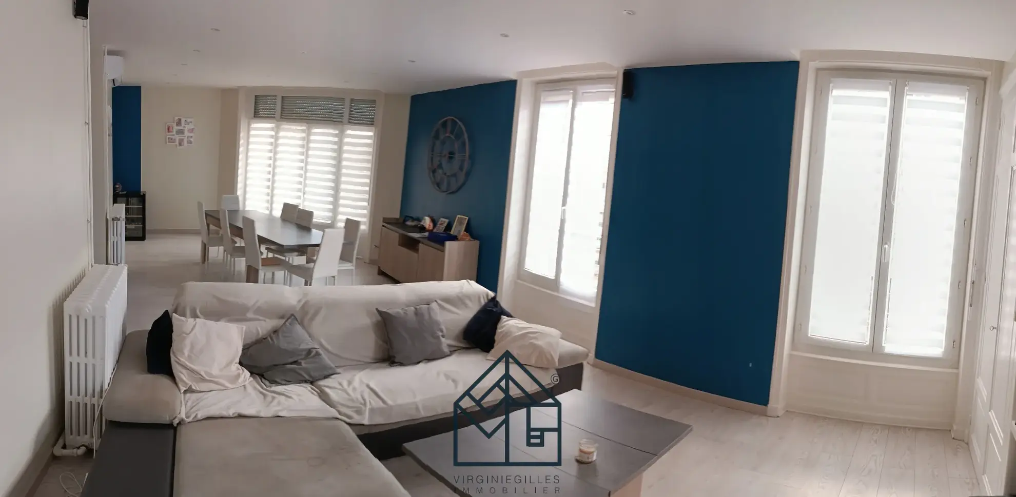 Appartement rénové à vendre à Le Coteau proche de Roanne, 88 m² 