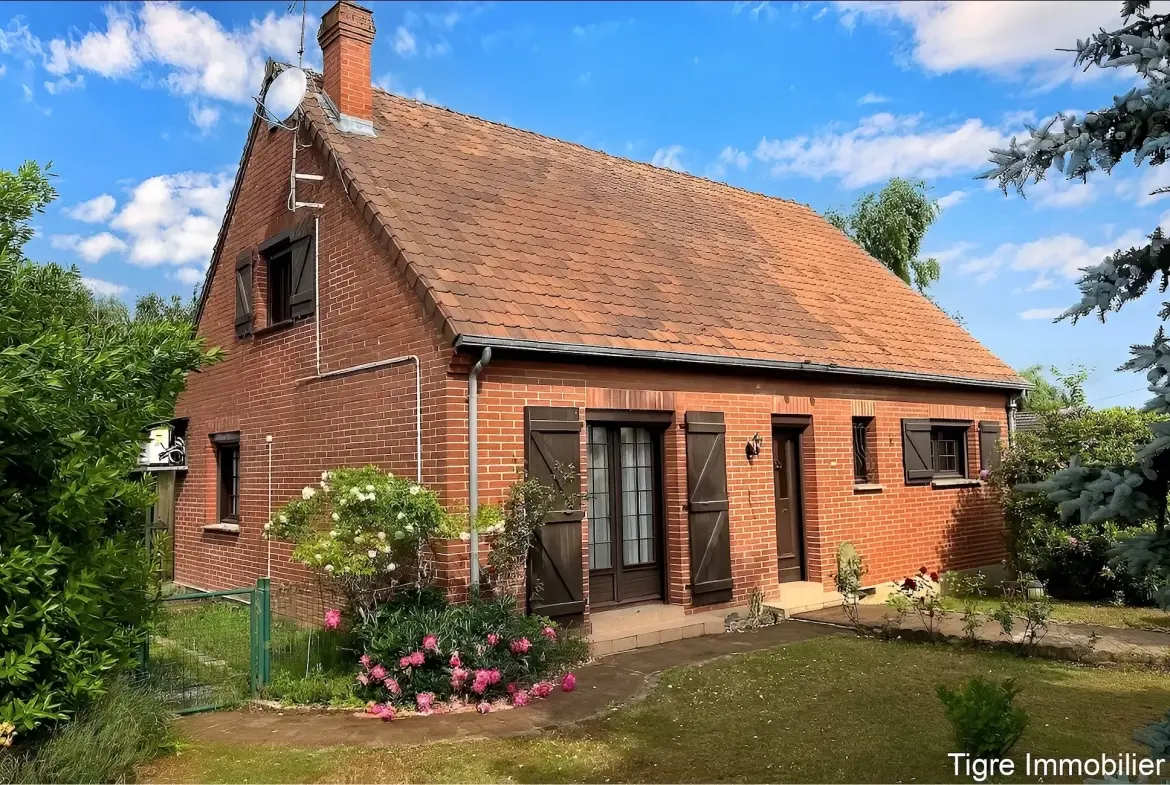 Maison individuelle en briques avec 4 chambres à Jeumont - Secteur privilégié 