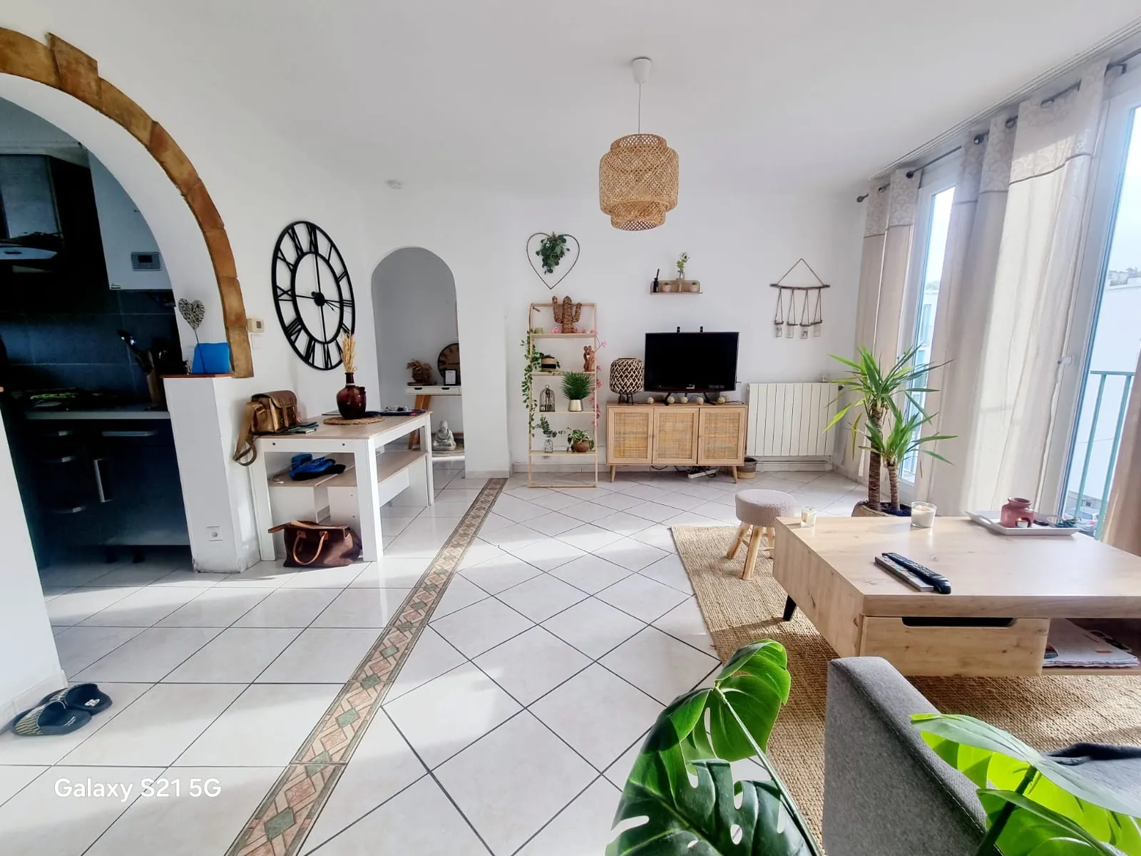Investissement immobilier à Vitrolles : Appartement Type 4 de 66,80 m² loué avec cave 