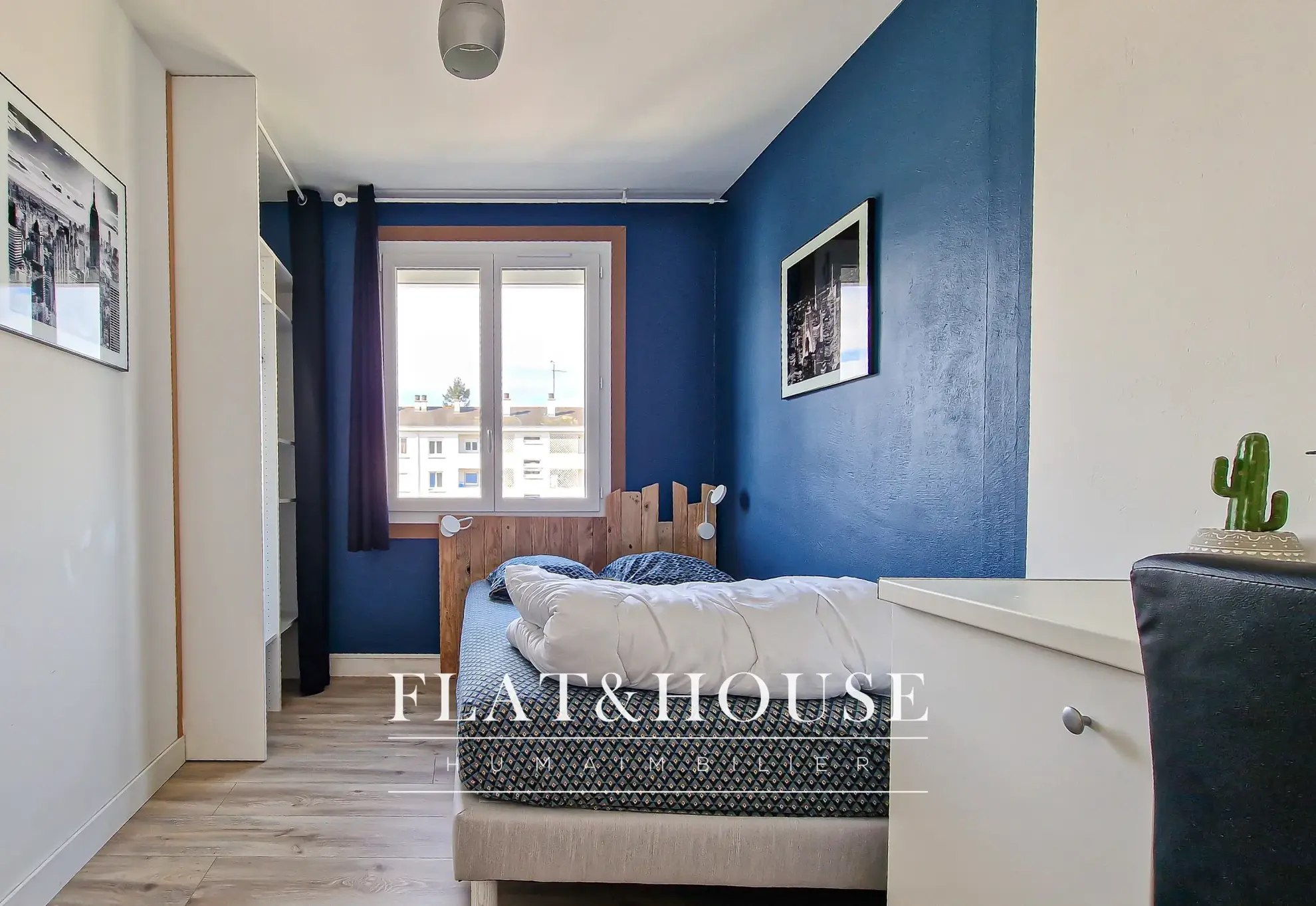Appartement T4 rénové à Cholet avec balcon et cave, idéal investissement ou résidence principale 