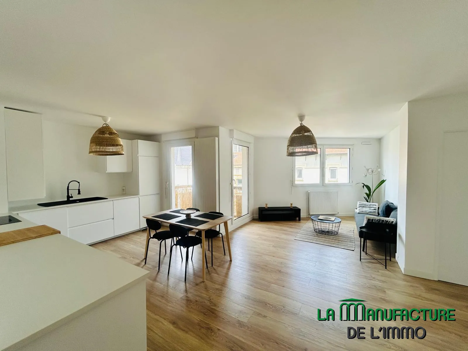 Appartement T3 rénové à Saint-Étienne Fauriel - Spacieux et lumineux 