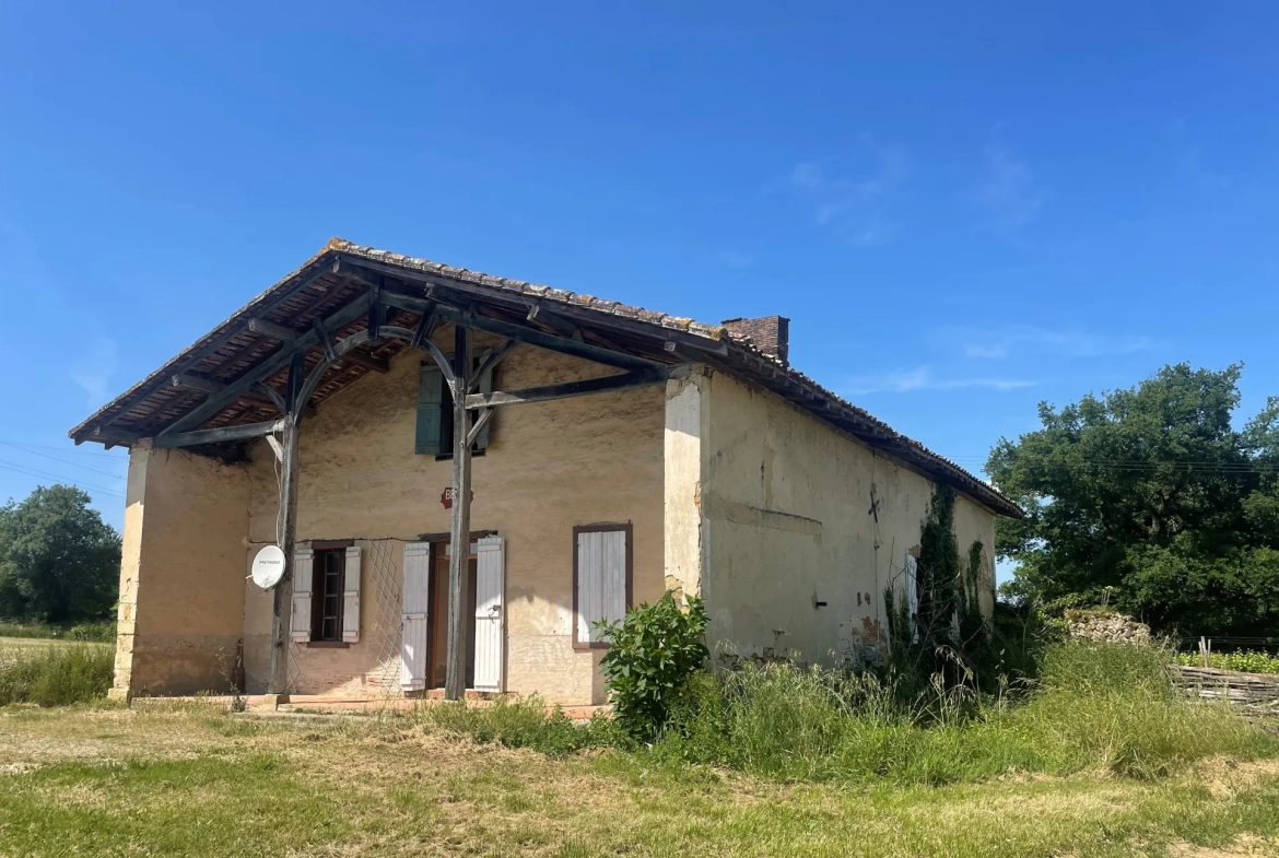 Maison en pierre de 118 m² à rénover avec terrain à Betbezer d'Armagnac 
