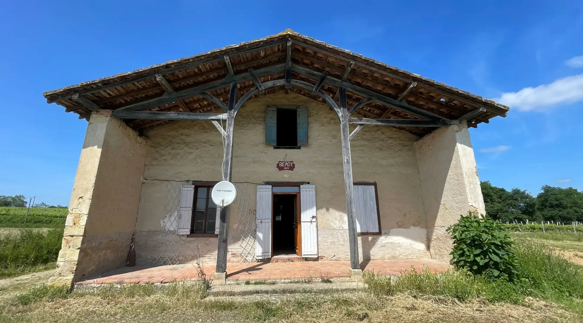 Maison en pierre de 118 m² à rénover avec terrain à Betbezer d'Armagnac 