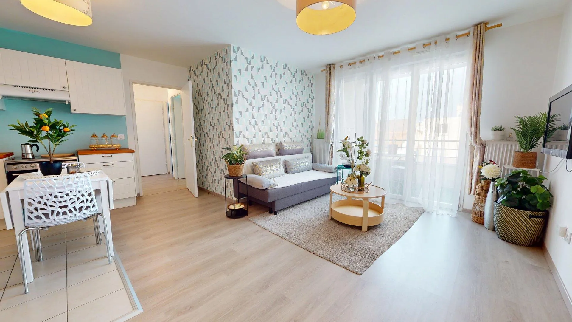 Appartement F3 avec balcon et parking à Drancy Centre-Ville 