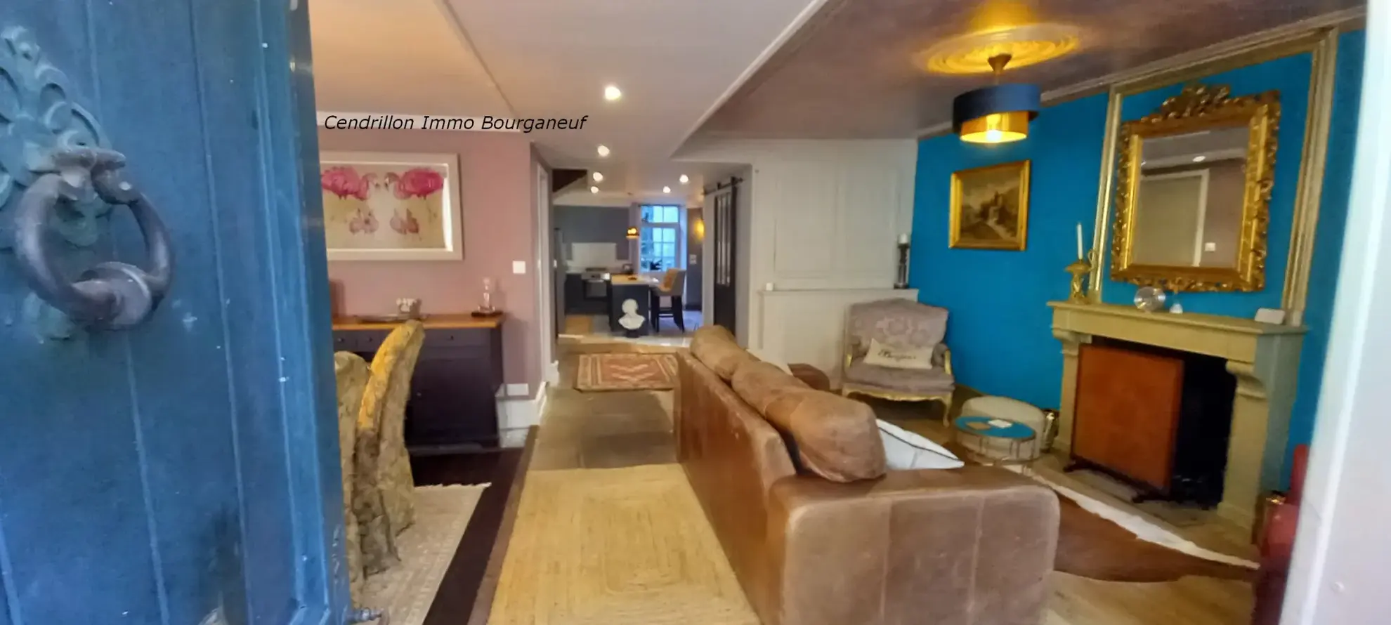 Maison de bourg lumineuse avec grand potentiel et jardin privé à Bourganeuf 