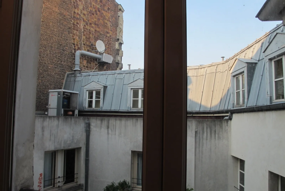 Studio à vendre rue Falguière, Paris 75015, rénové, calme, faible charges, proximité Montparnasse 