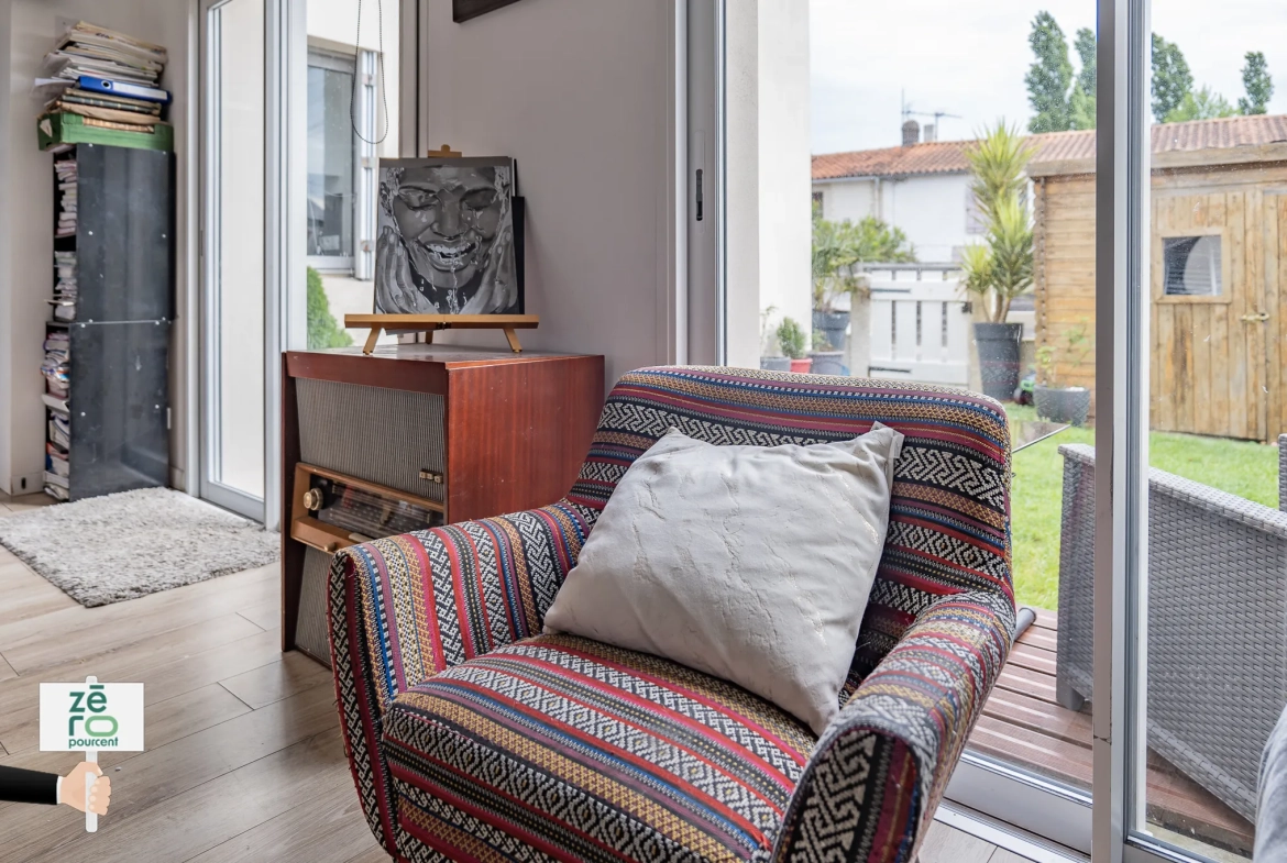 Maison familiale de 82 m² à Bouguenais avec jardin et proximité commodités 