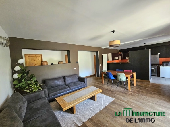 Appartement F4 lumineux de 82,70 m² à La Ricamarie, proche commodités