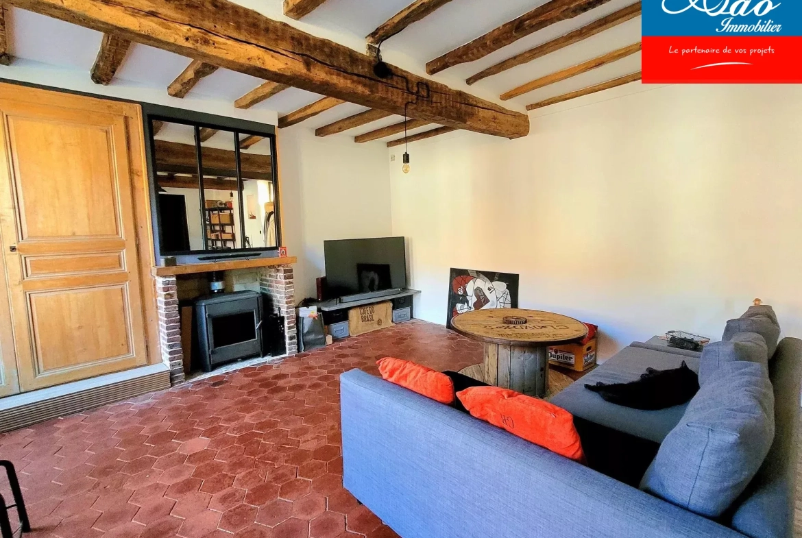 Maison de caractère rénovée avec jardin à Aix-Villemaur-Palis 