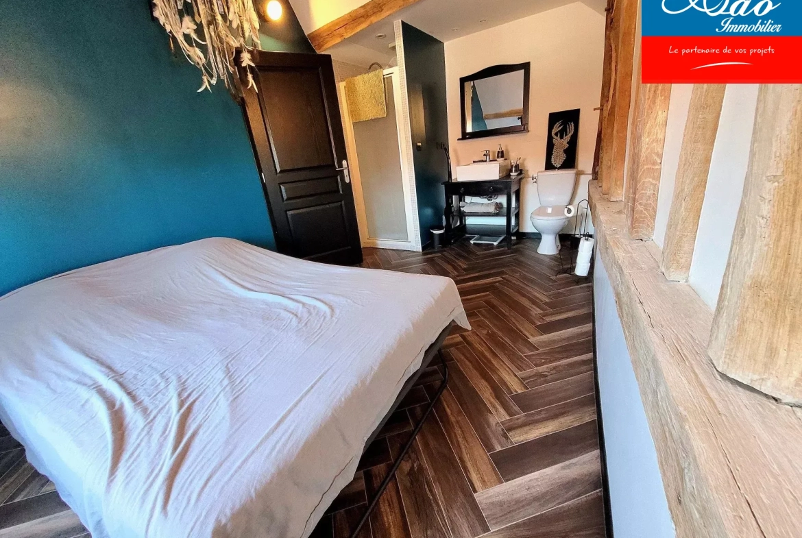 Maison de caractère rénovée avec jardin à Aix-Villemaur-Palis 