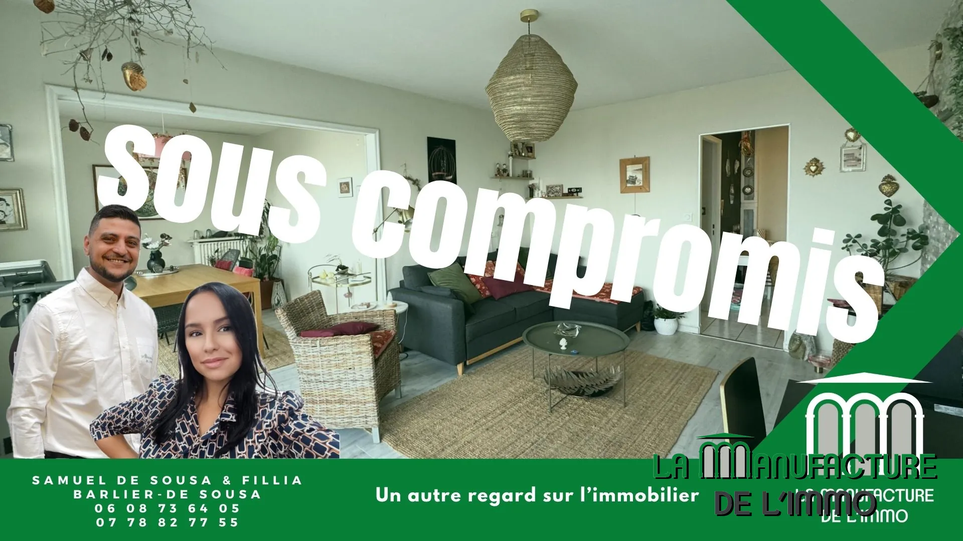 Appartement F4 avec balcon, cave et parking à Saint-Étienne Villeboeuf Le Haut 