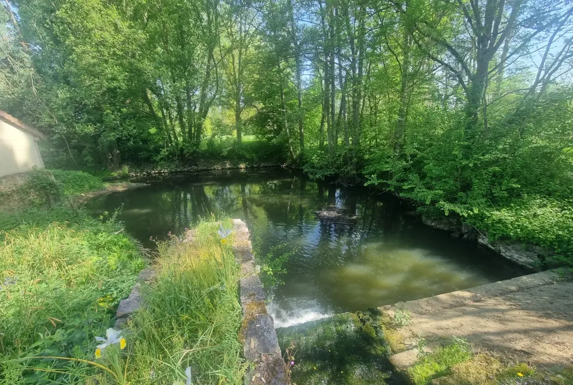 Charmant moulin avec riviere à Mortagne-au-Perche dans un environnement bucolique 