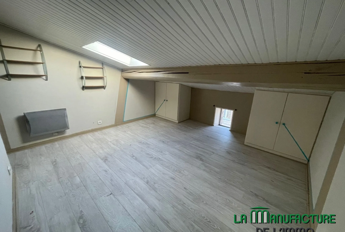 Appartement 3 pièces à Saint-Étienne – Dernier étage, 46m², proche des commodités 
