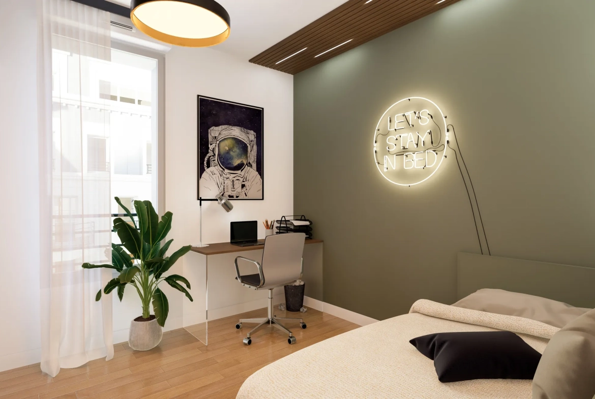 Studio de 24,41 m² à vendre avec terrasse et parking au Plessis-Robinson 