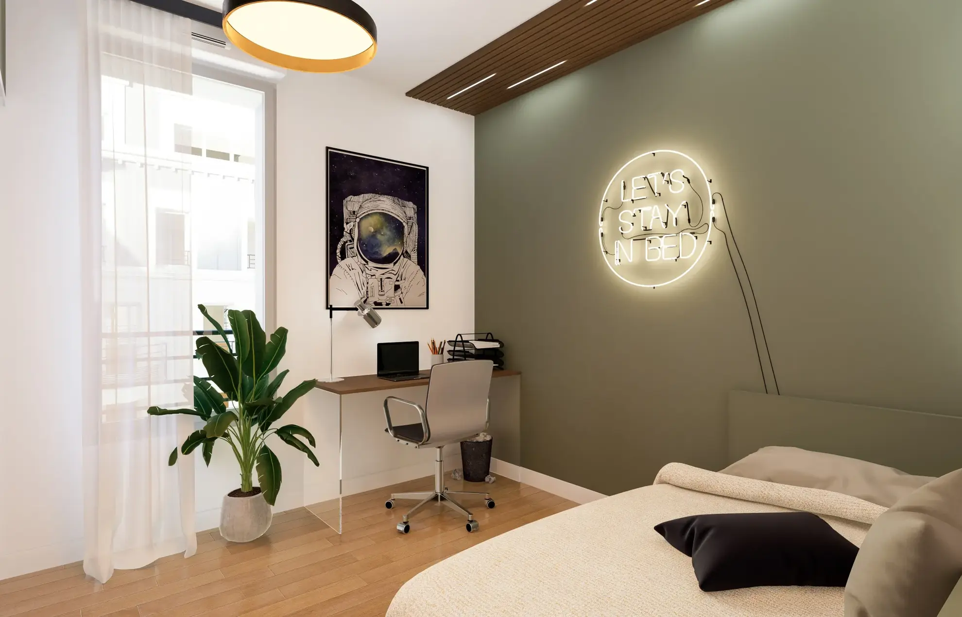 Studio de 24,41 m² à vendre avec terrasse et parking au Plessis-Robinson 