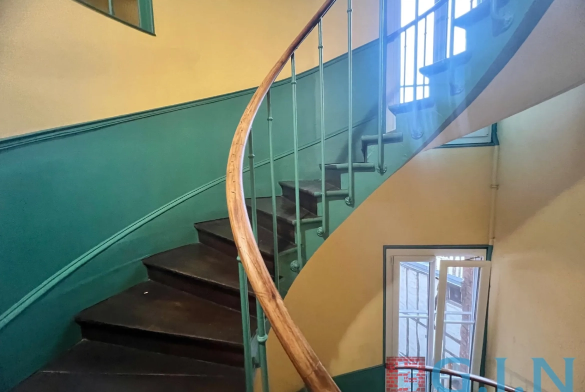 Appartement T2 rénové de 46,20 m² à Rouen, secteur Place Saint-Marc 
