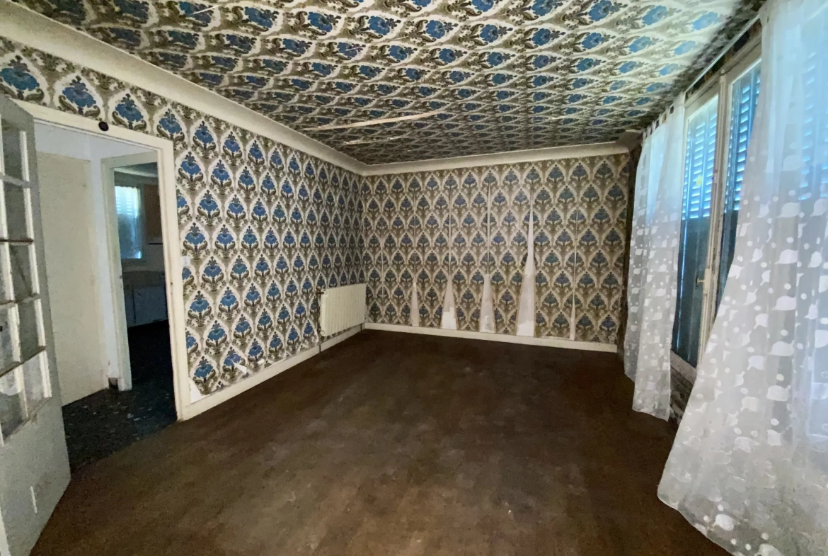 Charmant pavillon avec sous-sol et grand terrain à Cercy la Tour 58340 
