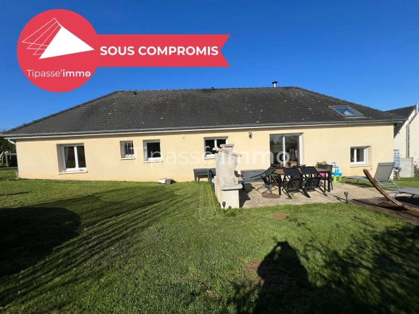 Belle maison T4 récente avec jardin et garage à Bourgtheroulde