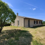 Maison récente à Caudrot avec 3 chambres, grand terrain et vue sur coteaux