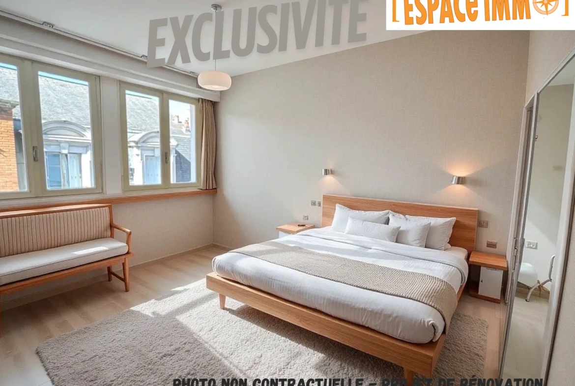 Appartement T2 de 40 m² avec garage en centre-ville de Vichy 