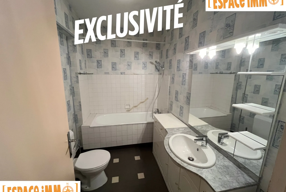 Appartement T2 de 40 m² avec garage en centre-ville de Vichy 