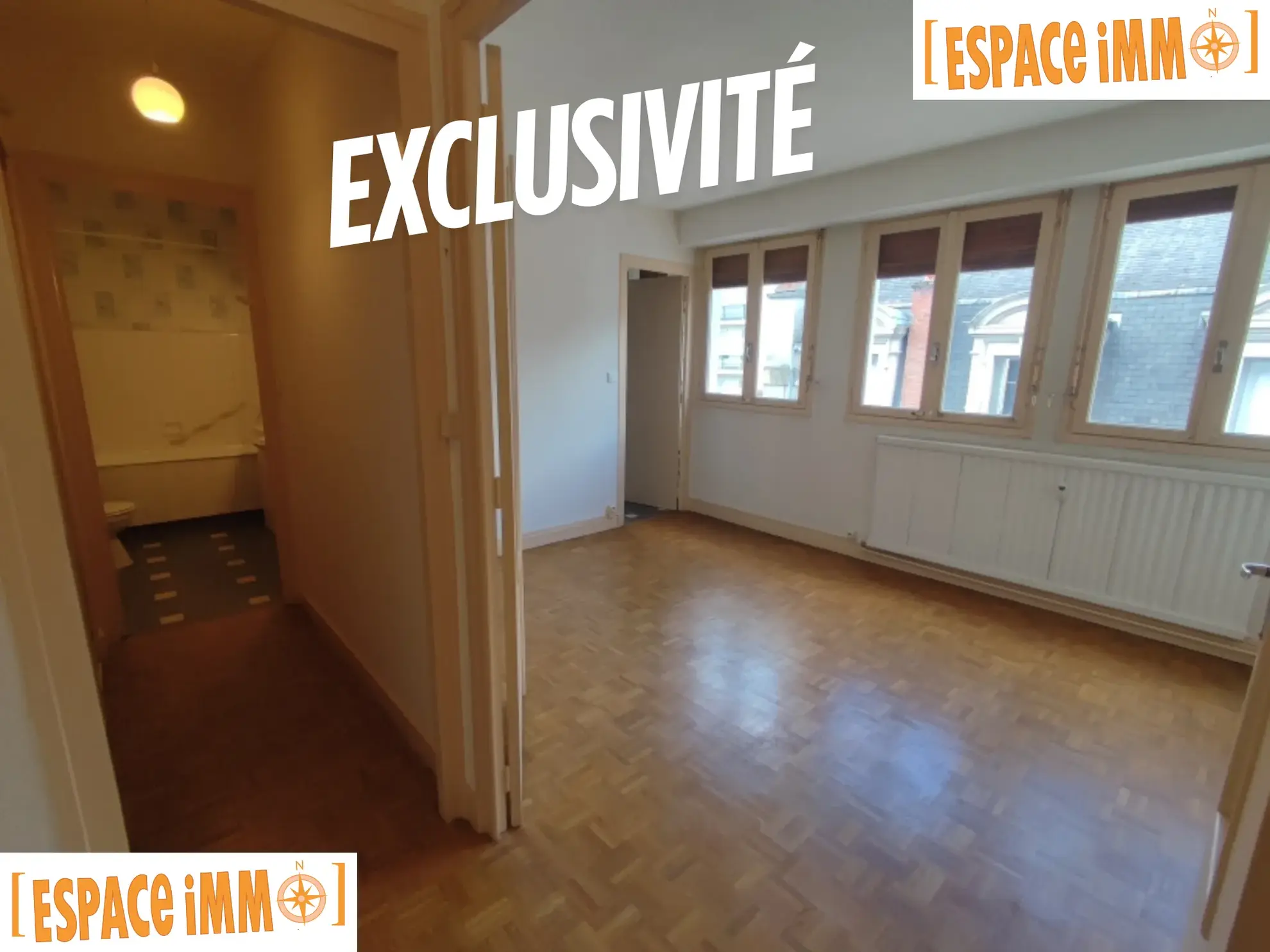 Appartement T2 de 40 m² avec garage en centre-ville de Vichy 