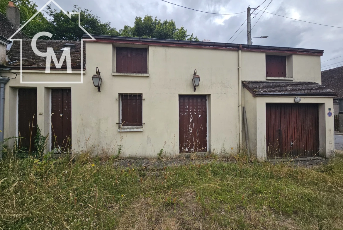 Maison à Moisy de 93 m² avec jardin, garage et travaux à prévoir 