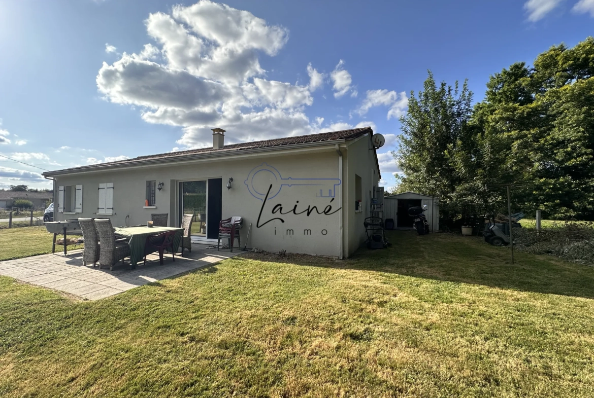 Maison BBC de plain-pied avec jardin à Cours de Pile près de Bergerac 