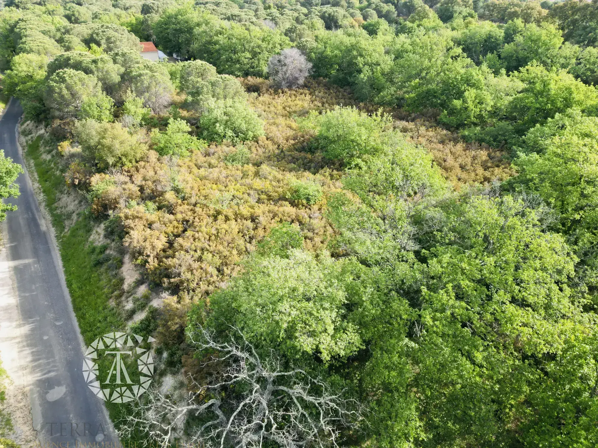 Terrain de loisir à vendre à Argeles-sur-Mer avec vue sur le château de Valmy 