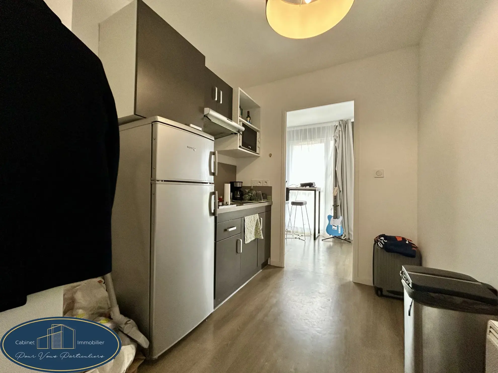 Studio T1 bis à Valenciennes avec location en cours, 32 m² dans résidence sécurisée 
