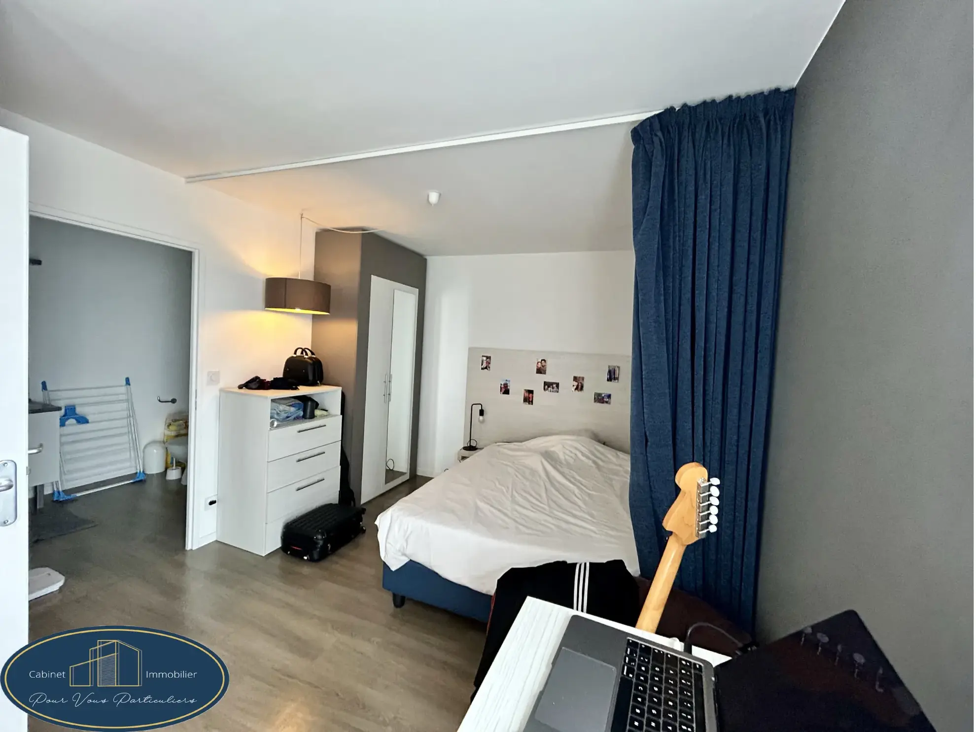 Studio T1 bis à Valenciennes avec location en cours, 32 m² dans résidence sécurisée 