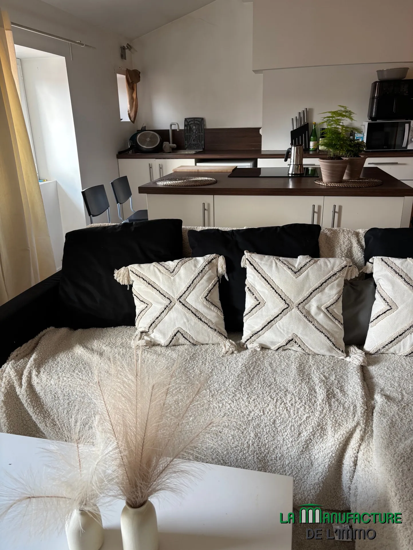 Appartement F1 lumineux avec locataire en place à Saint-Étienne - Centre-ville 