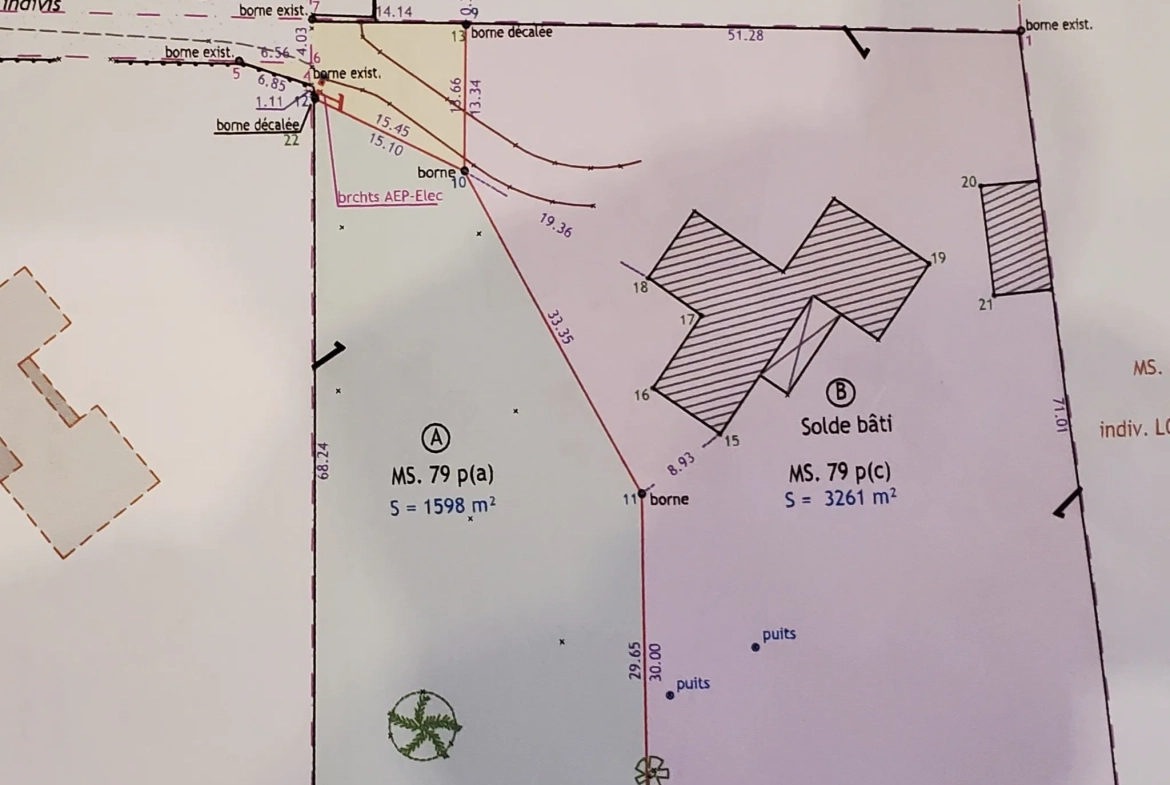 Terrain à bâtir de 2020 m² à Gaillac, calme et proche du centre-ville 