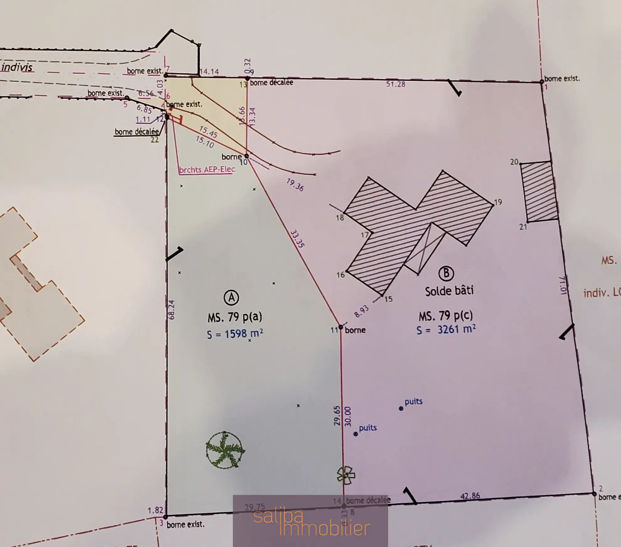 Terrain à bâtir de 2020 m² à Gaillac, calme et proche du centre-ville 
