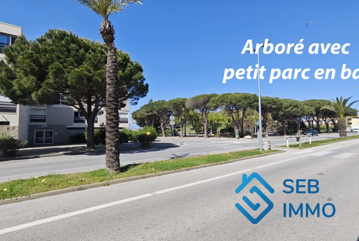 Studio de 22,3 m² avec parking et cave à Saint Cyprien, à deux pas de la plage 