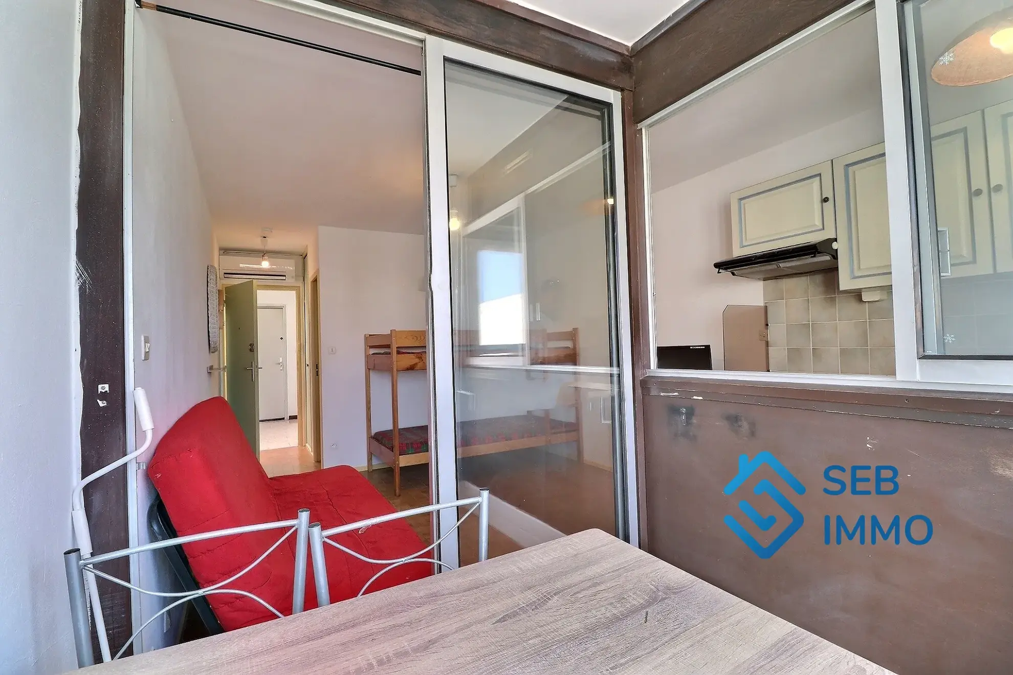 Studio de 22,3 m² avec parking et cave à Saint Cyprien, à deux pas de la plage 