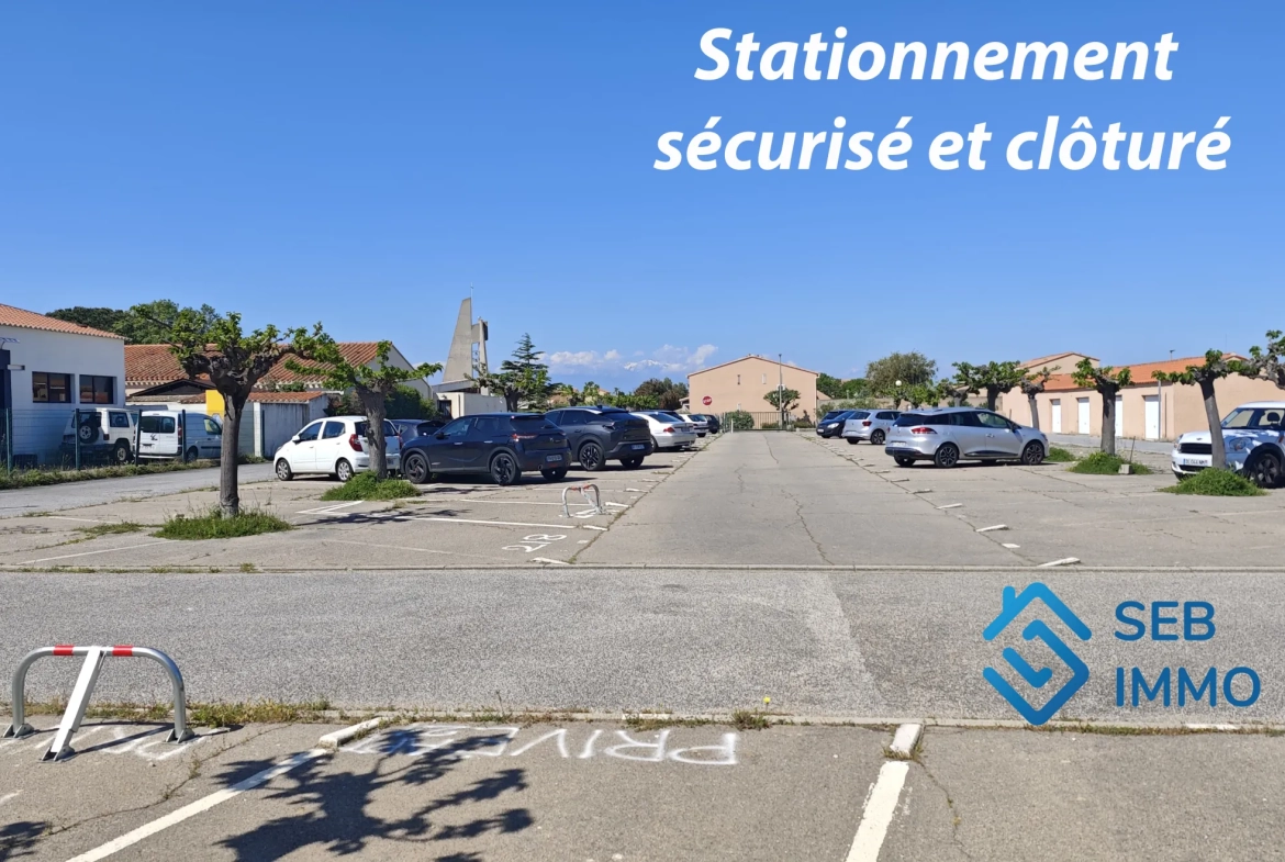 Studio de 22,3 m² avec parking et cave à Saint Cyprien, à deux pas de la plage 