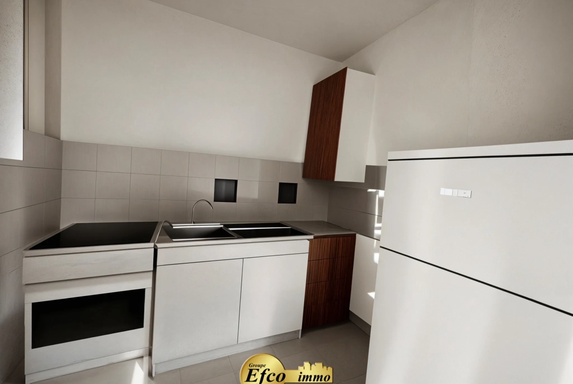 Appartement 2 pièces à Saint-Louis près de la frontière suisse - Investissement et pied-à-terre 