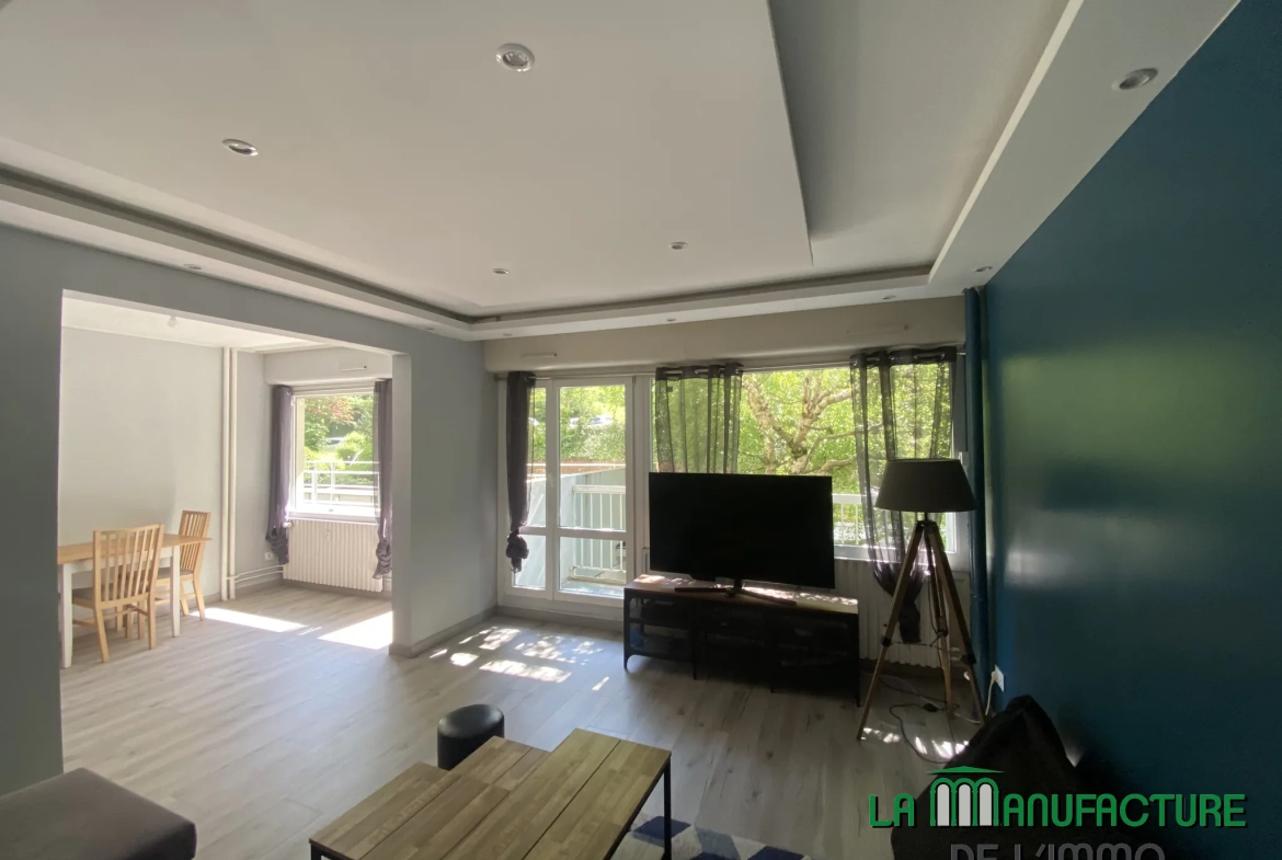 Appartement lumineux F4 avec balcons à Saint-Étienne - Parc du Portail Rouge 