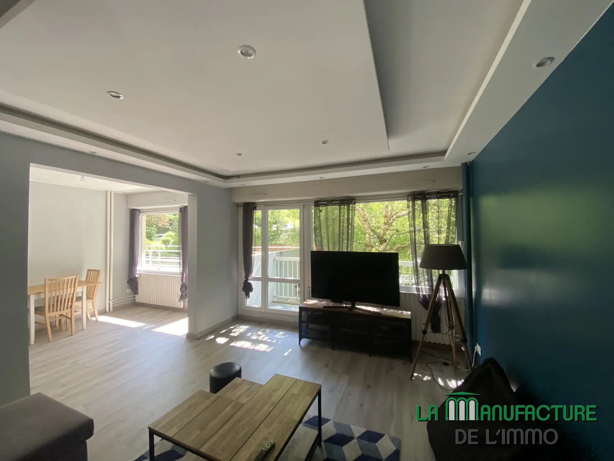 Appartement lumineux F4 avec balcons à Saint-Étienne - Parc du Portail Rouge 