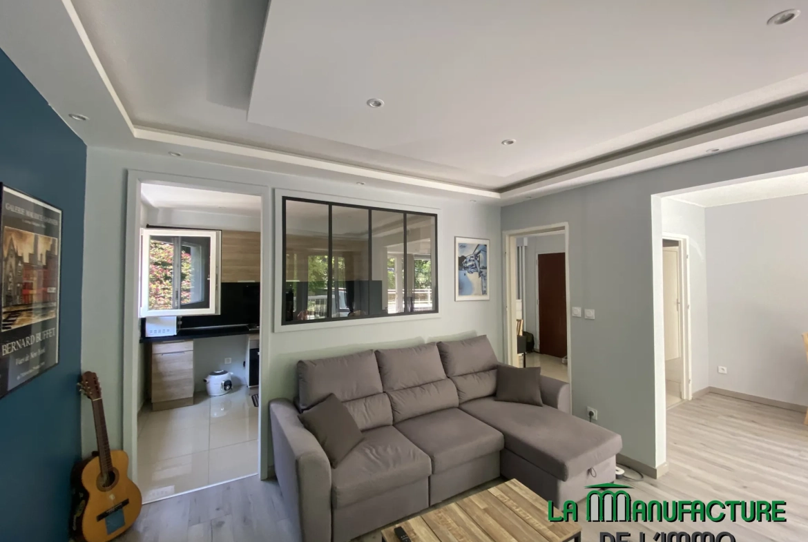 Appartement lumineux F4 avec balcons à Saint-Étienne - Parc du Portail Rouge 
