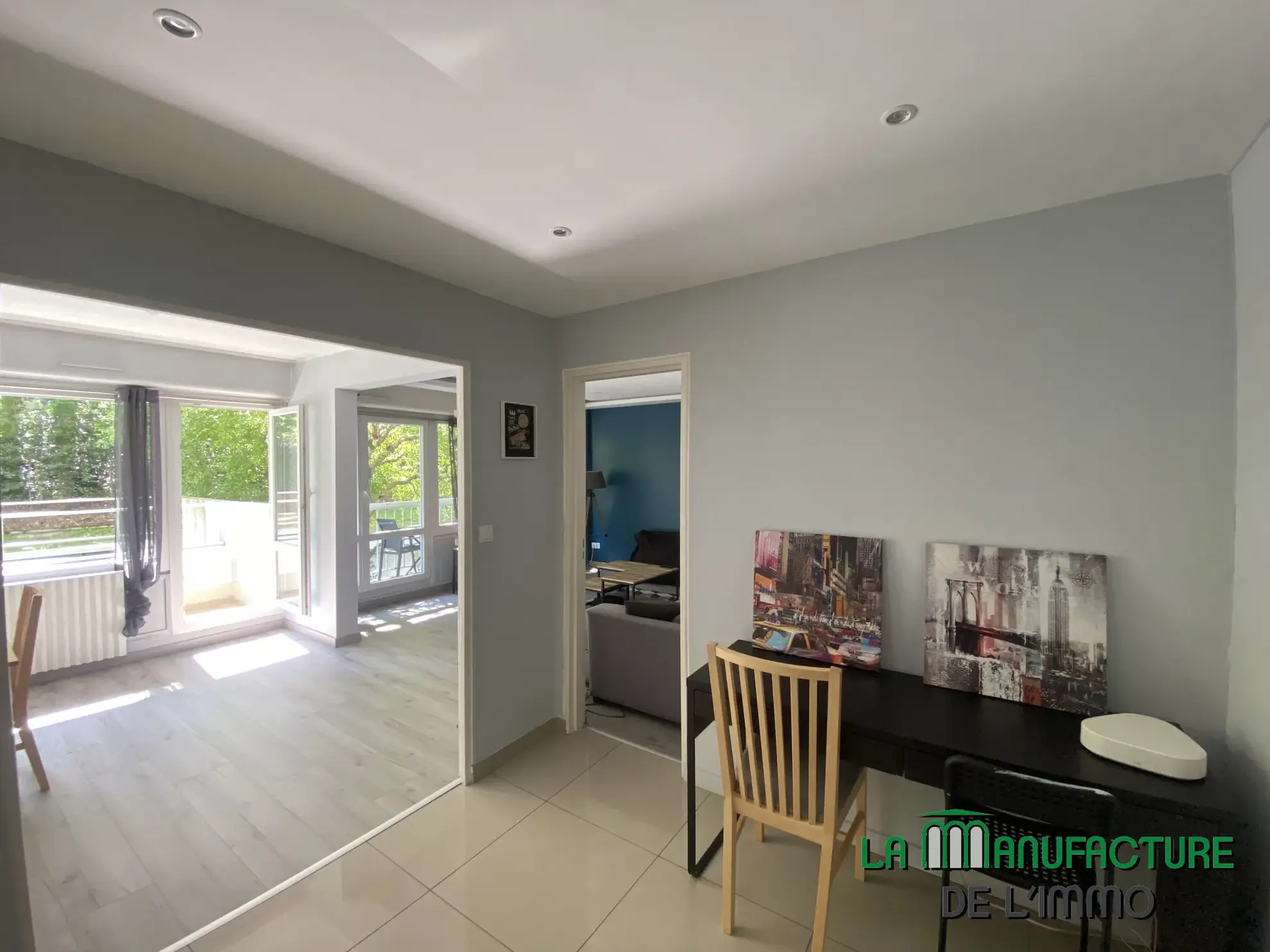 Appartement lumineux F4 avec balcons à Saint-Étienne - Parc du Portail Rouge 