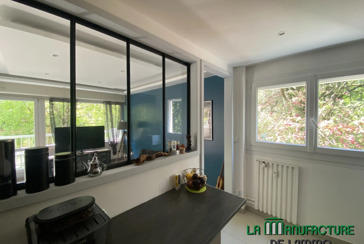 Appartement lumineux F4 avec balcons à Saint-Étienne - Parc du Portail Rouge 