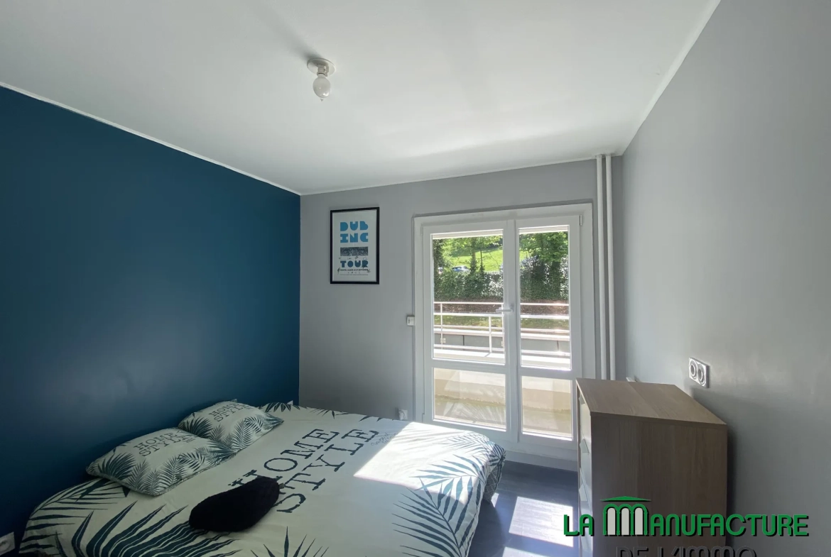 Appartement lumineux F4 avec balcons à Saint-Étienne - Parc du Portail Rouge 
