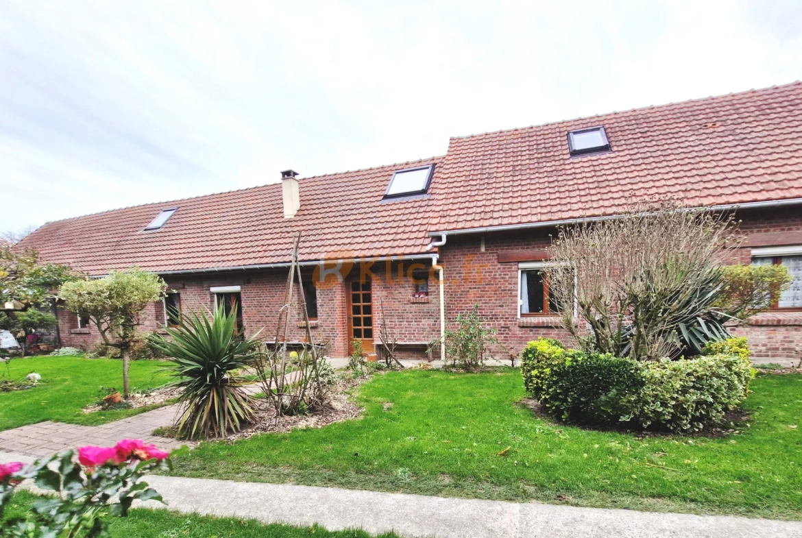 Belle maison de village rénovée à Berneval, 4 chambres et jardin proche plage 