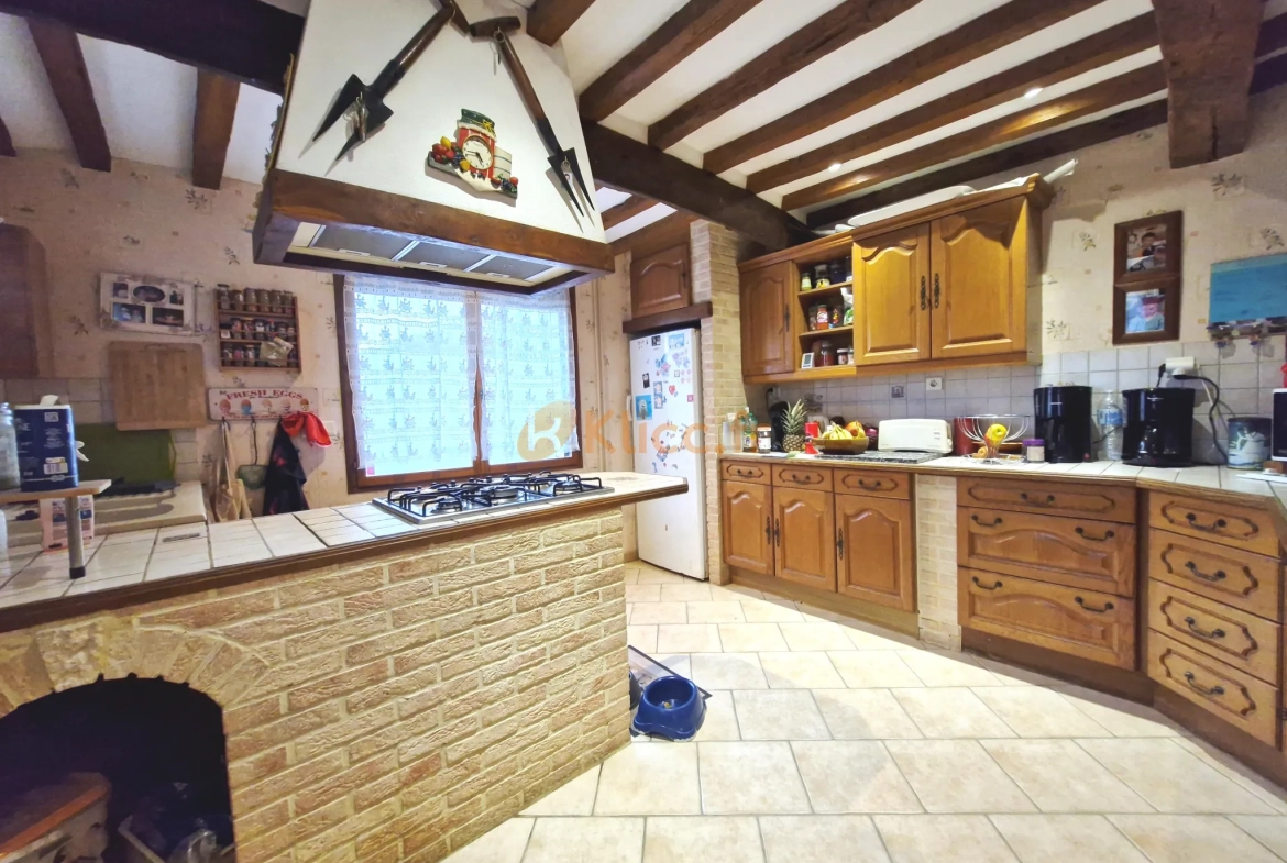 Belle maison de village rénovée à Berneval, 4 chambres et jardin proche plage 