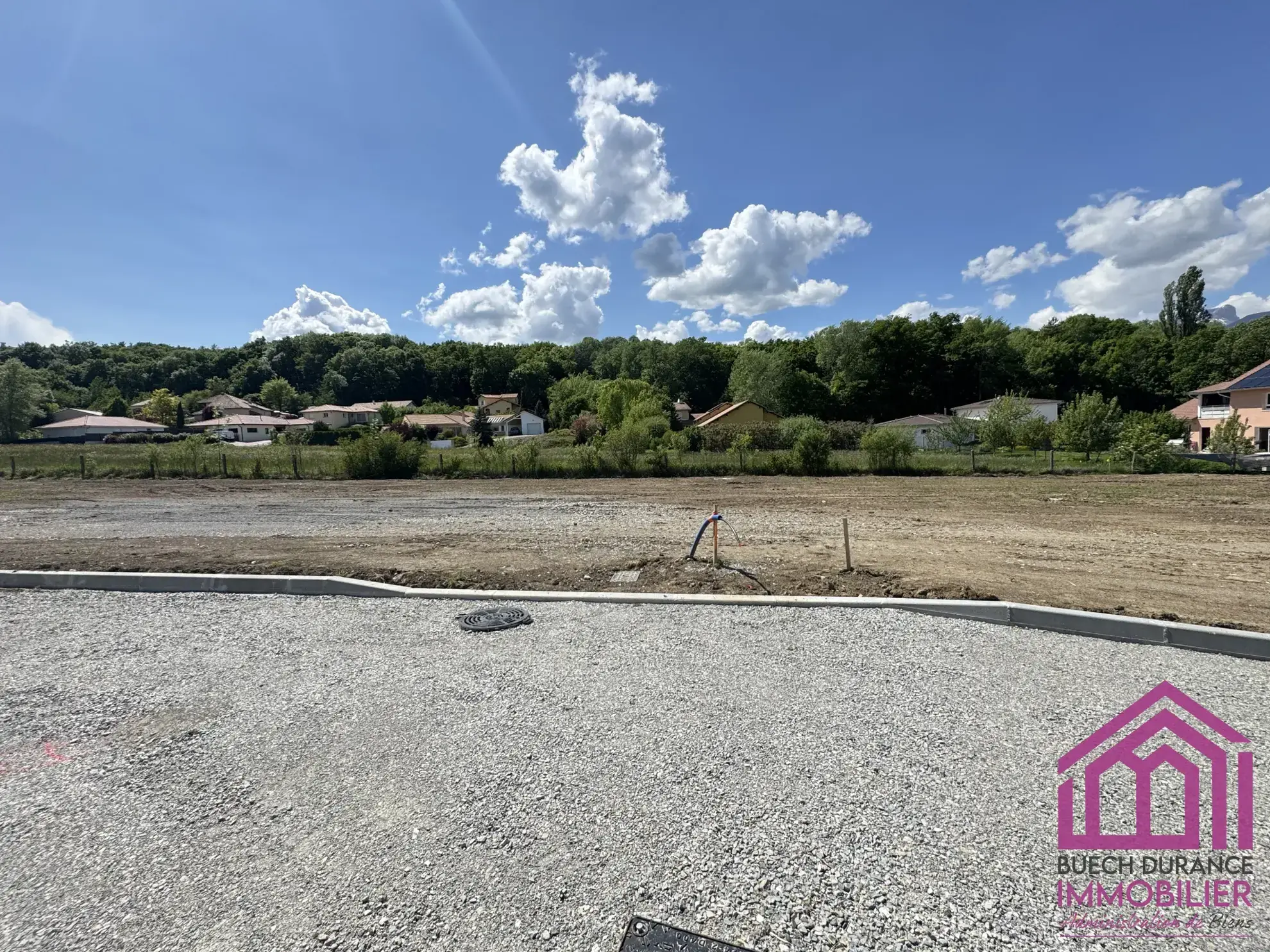 Terrain constructible à Gap dans le quartier de la Basse Tourronde 