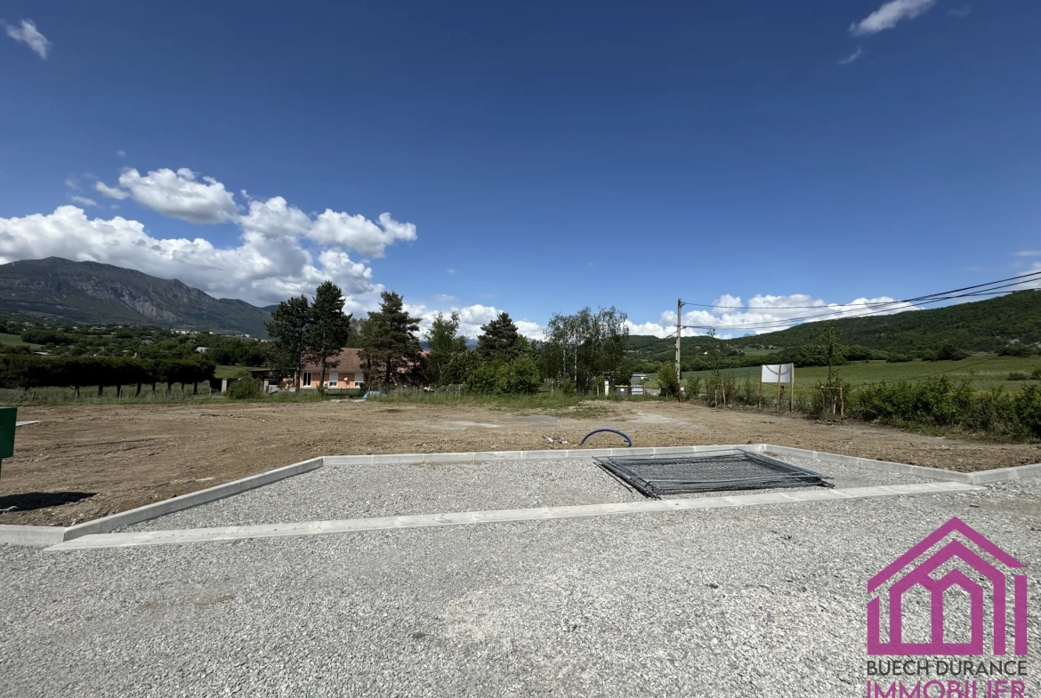 Terrain constructible à Gap dans le quartier de la Basse Tourronde 